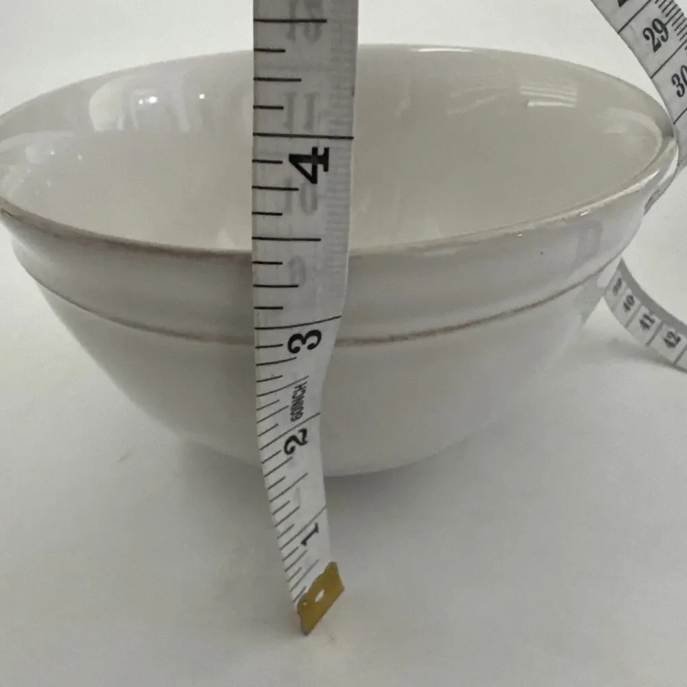 Set of 2 Pottery Barn Cambria Soup Cereal Bowls Farmhouse